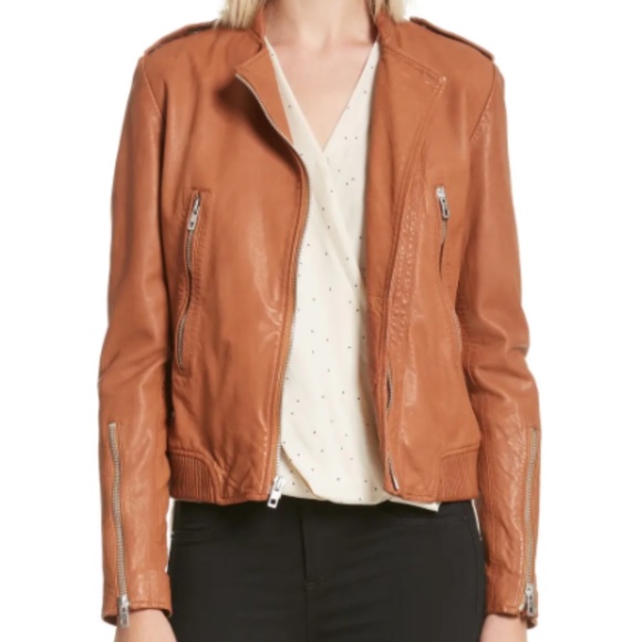 NWT $1295 RAG & BONE Lyon Leather Jacket in size 2 - Picture 5 of 11
